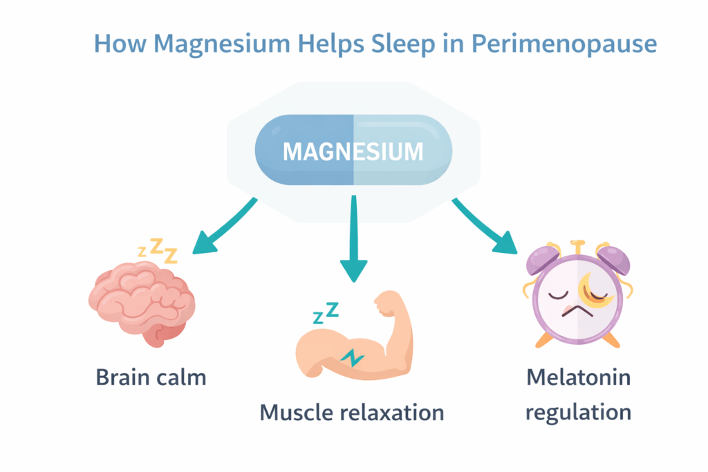 How magnesium helps sleep in perimenopause